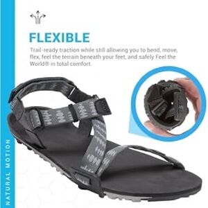 Xeroshoes Mens Grey Sandals